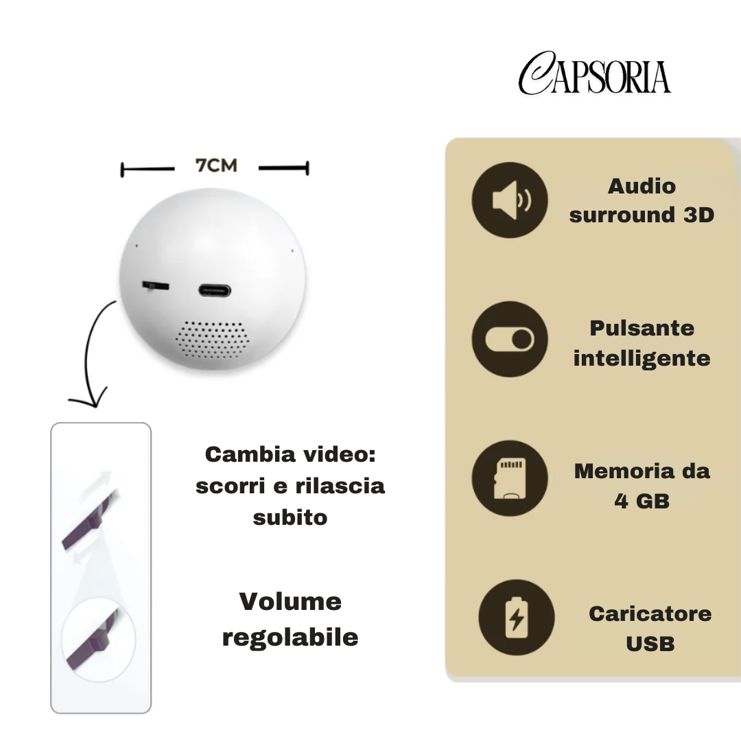 VideoSfera di Memoria Personalizzata